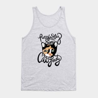 Purrfectly Sane Cat Lady Tank Top